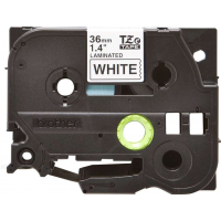 Brother TZe261 Cinta Laminada Original de Etiquetas Texto negro sobre fondo blanco Ancho 36mm x 8 metros