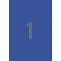 Apli Etiquetas Azules Permanentes 210.0 x 297.0mm 20 Hojas