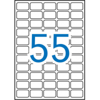 Apli Etiquetas Blancas Removibles 36.8 x 23.8mm 100 Hojas