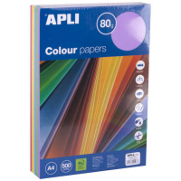 Papel en 5 COLORES INTENSOS A4 500 hojas de 80gr