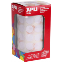 Apli Gomets Redondos 15mm diametro Blancos 