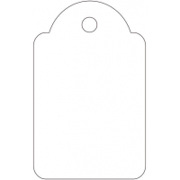 Apli Etiquetas Colgantes Blancas 22 x 35mm 100 U.