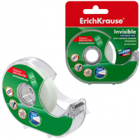 Cinta Adhesiva Invisible con Aplicador 12mm x 20 metros (Mate para Escribir encima)