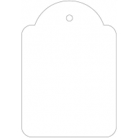 Apli Etiquetas Colgantes Blancas 45 x 65mm 400 U.