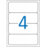 Apli Etiquetas Blancas para Archivo 190.0 x 61.0mm 10 Hojas