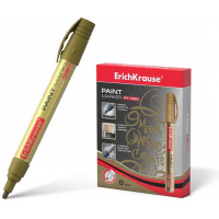 Rotulador ECONOMICO de PINTURA (tipo Posca) Premium Punta redonda - DORADO. ErichKrause PT-350 