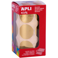 Apli Gomets Redondos Oro Metalizado