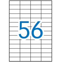 Apli Etiquetas Blancas Removibles 52.5 x 21.2mm 100 Hojas