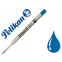 Recambio para boligrafo Pelikan 337 Universal tipo Parker AZUL, Punta MEDIA