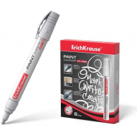 Rotulador ECONOMICO de PINTURA (tipo Posca) Premium Punta redonda - BLANCO. Erichkrause PT-350