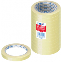 PACK 12 Cintas Adhesivas 12mm x 66 metros. Dohe