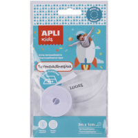 Cinta Termoadhesiva para Marcar Ropa - 10mm x 3 metros Blanco. Apli 17795