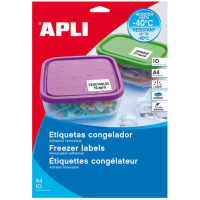 Apli Etiquetas Blancas Especial Congelador 63.5 x 33.9mm 10 Hojas