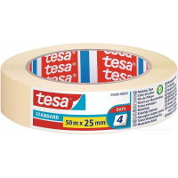TESA Standard Cinta de Pintor 25mm x 50m (No deja Residuos)