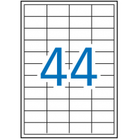 Apli Etiquetas Blancas Permanentes 48.5 x 25.4mm 10 Hojas