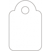 Apli Etiquetas Colgantes Blancas 13 x 20mm 200 U.