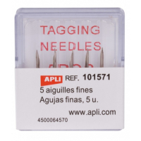 Apli Pack de 5 Agujas de Recambio para Etiquetadoras Textiles Finas - para Pistola Textil 101546
