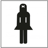 Apli Etiqueta Señalizacion Lavabo Señoras 1 U.