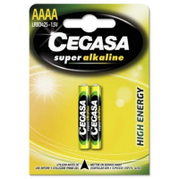 PACK 2 Pilas AAAA LR8D425 Cegasa Super Alkaline (muy usada en Lapices electronicos)