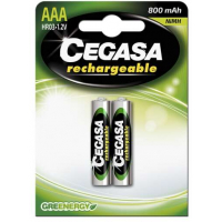 Cegasa HR03 Pack de 2 Pilas Recargables AAA