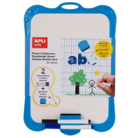 Pizarra Blanca Rigida con Borrador y Rotuladores de 180 x 280 mm. Apli 12916