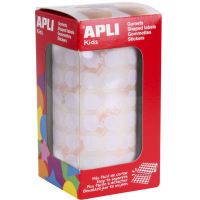 Apli Gomets Redondos 10.5mm diametro Blancos 