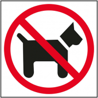 Apli Etiqueta Señalizacion Prohibido Perros 1 U.