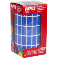 Apli Gomets Rectangulares 20x10 mm. Azules