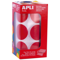 Apli Gomets XL Redondos 33mm diametro Rojos