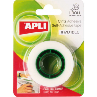 Cinta Adhesiva Invisible 19mm x 33 metros. Apli 11168