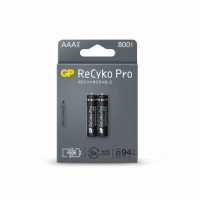 GP ReCyko Pro Pack de 2 Pilas Recargables 800mAh AAA 1.2V