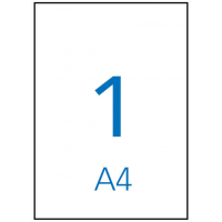 Apli Etiquetas Home Blancas Mate 210 x 297mm 10 Hojas