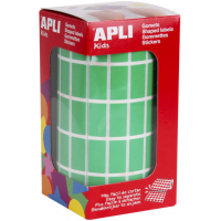 Apli Gomets Rectangulares 20x10 mm. Verdes