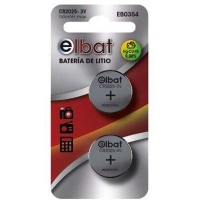 Pack de 2 Pilas Litio de Boton CR2025 3V Economicas