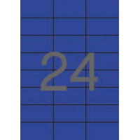 Apli Etiquetas Azules Permanentes 70.0 x 37.0mm 20 Hojas