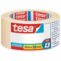 Tesa Standard Cinta de Pintor 50mm x 50m (No deja Residuos)