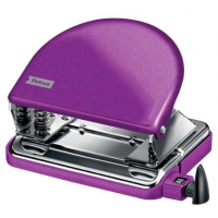 Petrus 52 Taladro Perforador Clasico Metalico Hasta 20 Hojas. Violeta