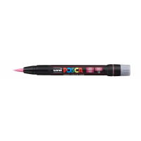 POSCA PCF-350 ROSA, punta de pincel 1-10mm Multisuperficie (cristal, madera, tela, plastico)