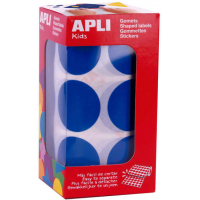 Apli Gomets XL Redondos 33mm diametro. Azules