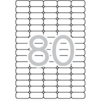 Apli Etiquetas Blancas Removibles 35.6 x 16.9mm 25 Hojas