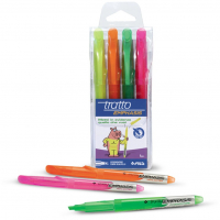 Tratto Emphasis Pack de 4 Rotuladores Fluorescentes. Colores Surtidos