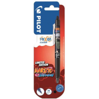 Pilot Frixion Clicker Naruto Shippuden Boligrafo de Gel Retractil Borrable - Grip de Agarre - Negro