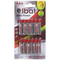 PACK 12 Pilas Alcalinas AAA LR03 ECONOMICAS