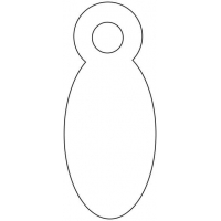 Apli Etiquetas Colgantes Blancas 8 x 19mm 1.000 U.