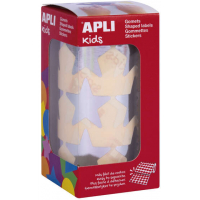 Apli Gomets Estrella Plata Metalizado