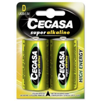 Cegasa Super Alcaline LR20 Pack 2 Pilas LR20 1.5V
