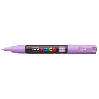 POSCA PC-1M LAVANDA, punta ExtraFina 1mm Multisuperficie (cristal, madera, tela, plastico)