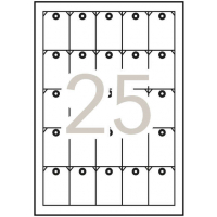 Apli Etiquetas Colgantes Imprimibles 36 x 53mm 10 Hojas
