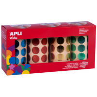 Apli Gomets Redondos Metalizados 20mm diametro 