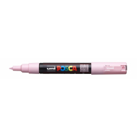POSCA PC-1M ROSA CLARO, punta ExtraFina 1mm Multisuperficie (cristal, madera, tela, plastico)